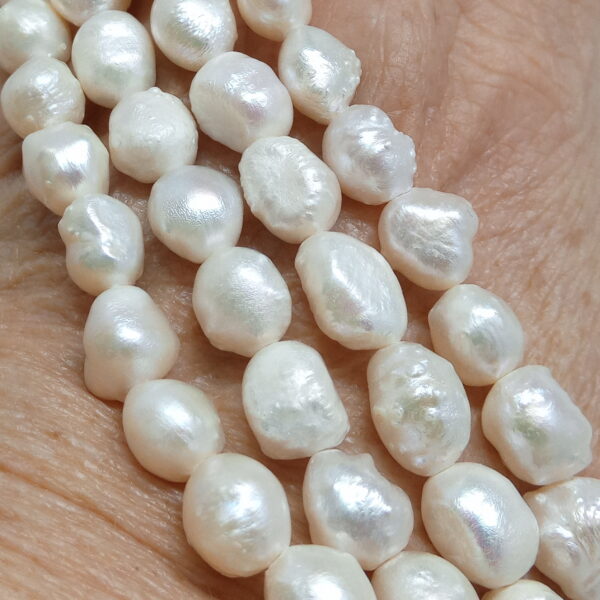 Gold Blush/White Granulated Pearls - Image 4