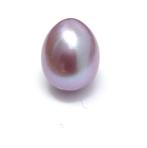 Natural Colours (lavender to pink) 7.5-8mm Half Drilled Drop Single Pearls